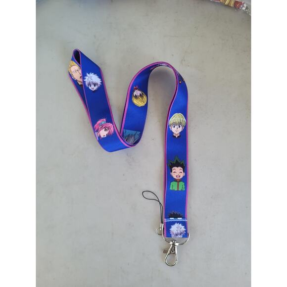 Japanese Anime Hunter X Hunter Neck Lanyard & Clip purple Fabric One Size Unisex - Picture 4 of 6